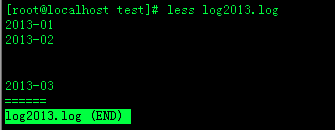 linux中less命令使用详解 三联