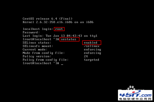 关闭Linux系统中的SELinux功能的教程 三联
