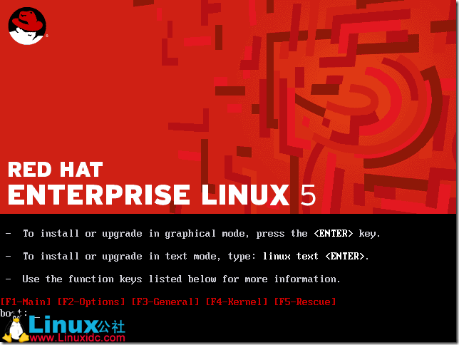 Red Hat Enterprise Linux 5.X的图形安装教程 三联
