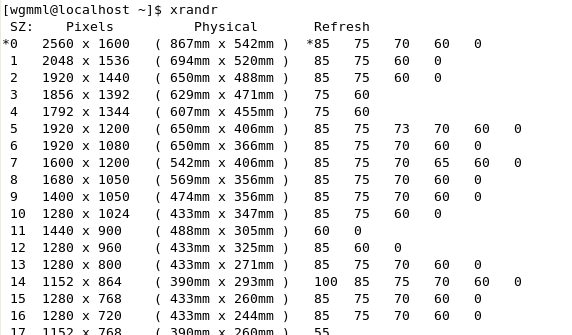 在Linux下更改桌面分辨率 三联