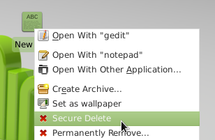 Linux Mint Xfce安全删除文件(secure-delete) 三联