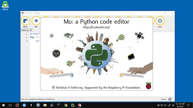 画正方形-初中 Python 3.7.0 入门课