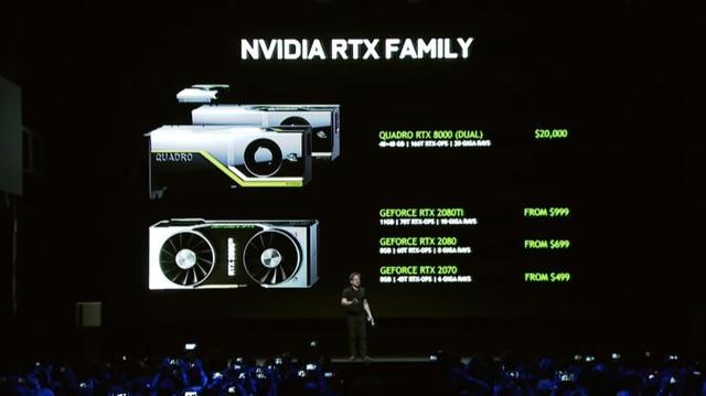 NVIDIA 499美元 GeForce RTX 2070 等三款显卡正式发布