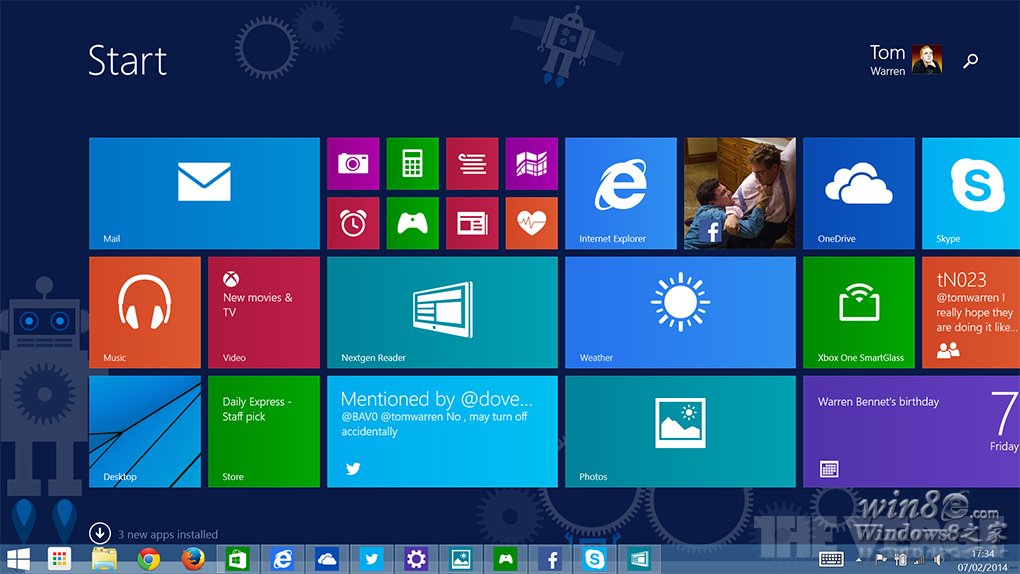 Windows 8.1 Update 1:启动到桌面及UI变动 三联