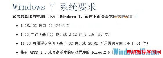 Windows8系统推荐配置与最低配置要求 三联