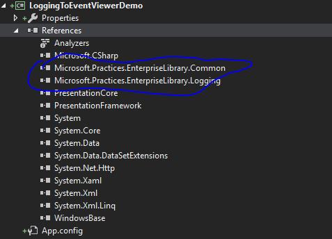 Microsoft Enterprise LibraryLogging