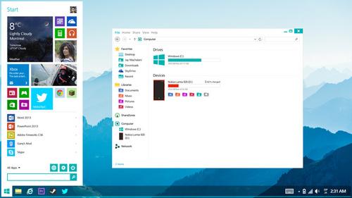 Win8修复版!最亮眼Windows 8.2概念设