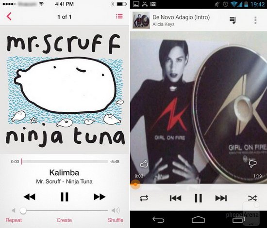 iOS 7对比Android 4.3:相互借鉴进行中