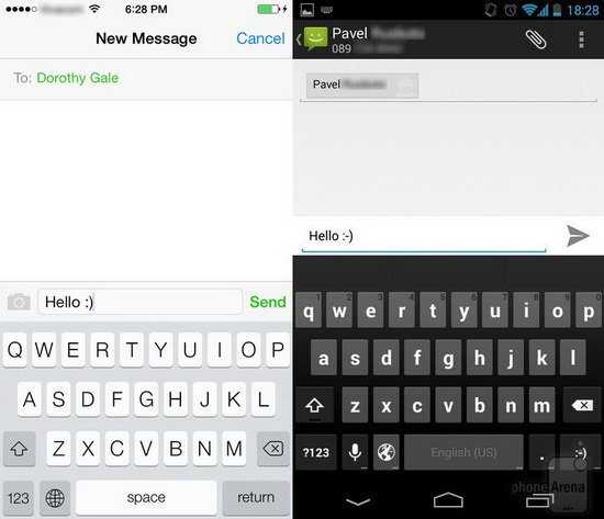 iOS 7对比Android 4.3:相互借鉴进行中