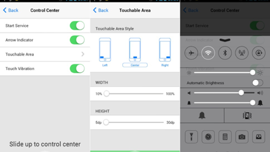 让Android手机体验iOS 7控制中心的Control Center