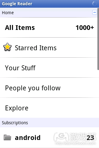 Google Reader--waiting(from phandroid)