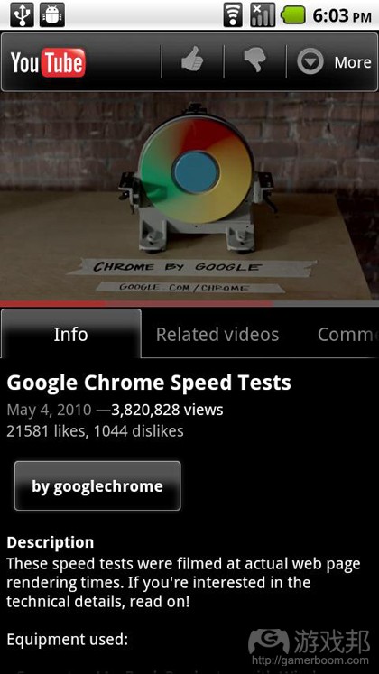 youtube app(from phandroid)