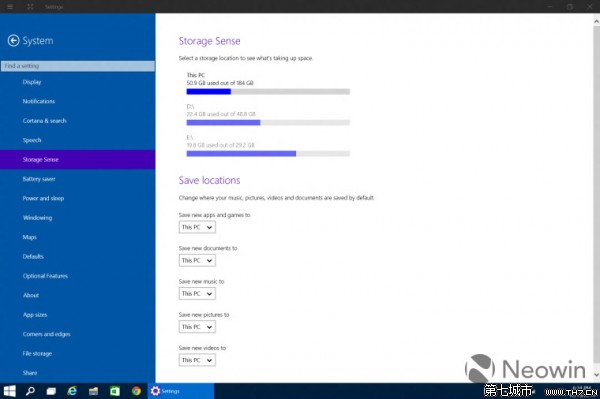 Win10 Build 9901ĽStorage Sense洢 