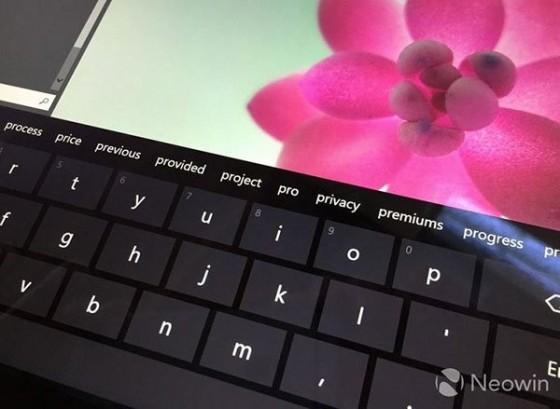 Win10虚拟键盘新增文本预测功能 三联