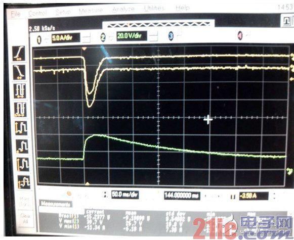 测试电压30V和电流11.34A
