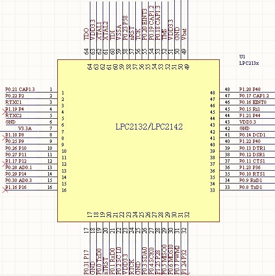 ͼ3 LPC2132 оƬ