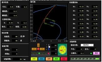 赛车参数设定界面