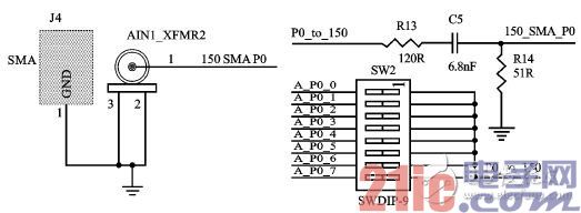 图13 IO-P0连接150Ω网络