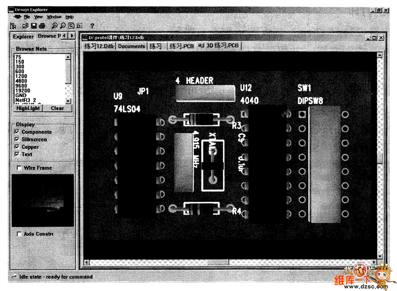 źԴ·PCB3Dͼ