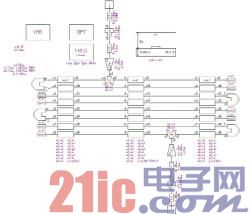 图1 Serenade中的微带发夹式滤波器的原理图。