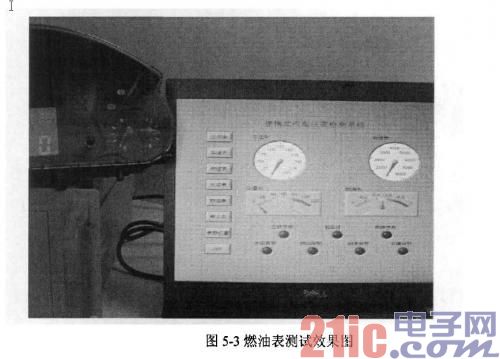 燃油表测试效果图