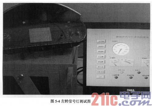 左转信号灯测试图