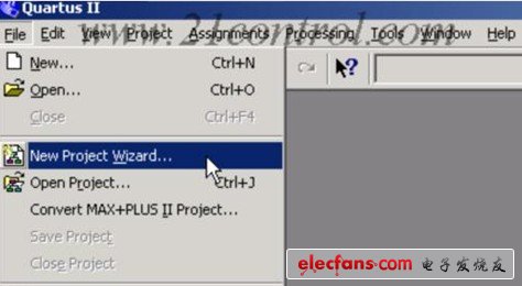 QuatrusII¼Q2̣FileNew Project Wizad