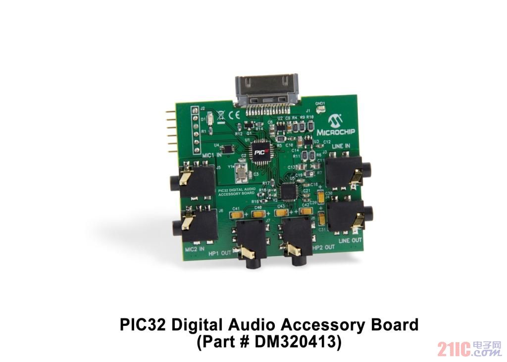 DM320413_PIC32 Digital Audio Accessory Board_7 X 5(low-res).