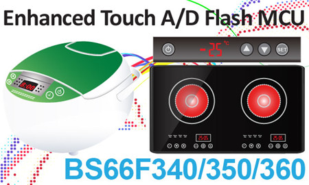 HOLTEKƳǿSoC MCU BS66F340/350/360ӦڸִغLEDʾļҵƷ