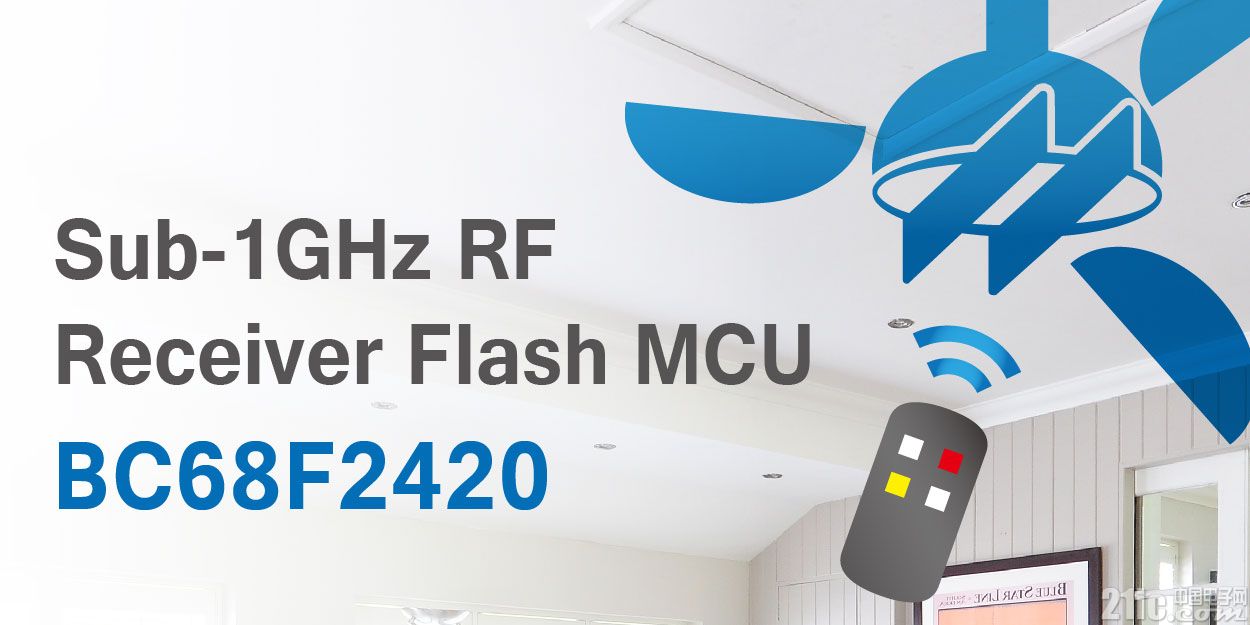 Sub-1GHz RF Receiver Flash MCU BC68F2420.jpg