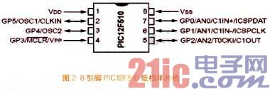 8引脚PIC低档单片机