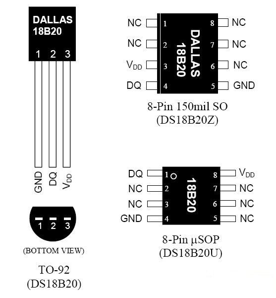 ͼ 3.1 DS18B20 ͼ