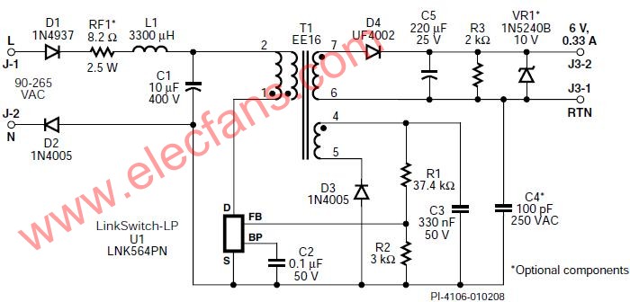 ʹLNK564PN6V330mA2Wͳɱʽ - ģԴ -