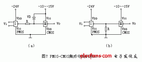 PMOS-CMOSɵ·Ľӿ