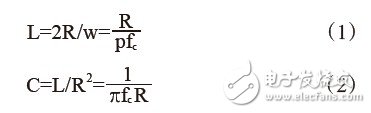 =2R/LΪֹƵʣRΪ迹ֹƵΪfc