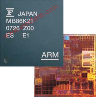 Fujitsu MB86K21芯片及版图 www.elecfans.com
